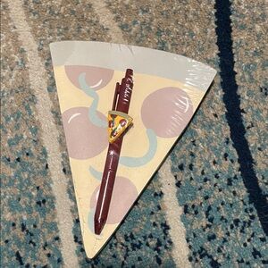 Room Essentials Pizza Slice Notebook with Pen